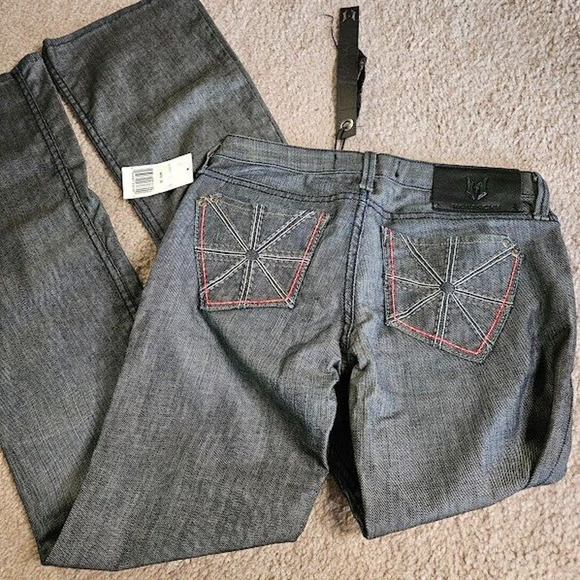 Monarchy Women's Black Bootcut Jeans Size 26 Small New with Tags Made in USA - Picture 2 of 11